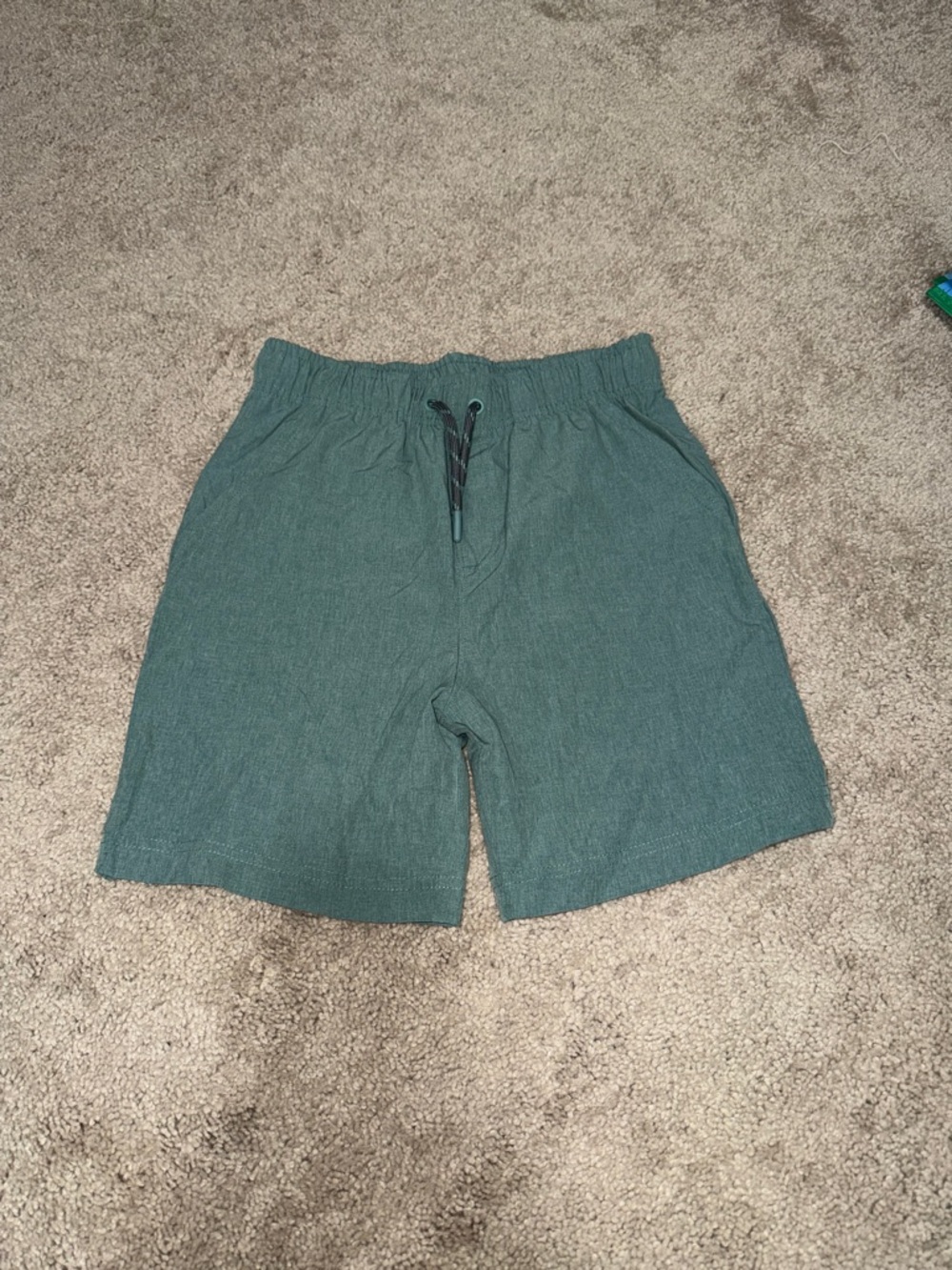Tommy Bahama Kids Teal Green Elastic Waist Shorts